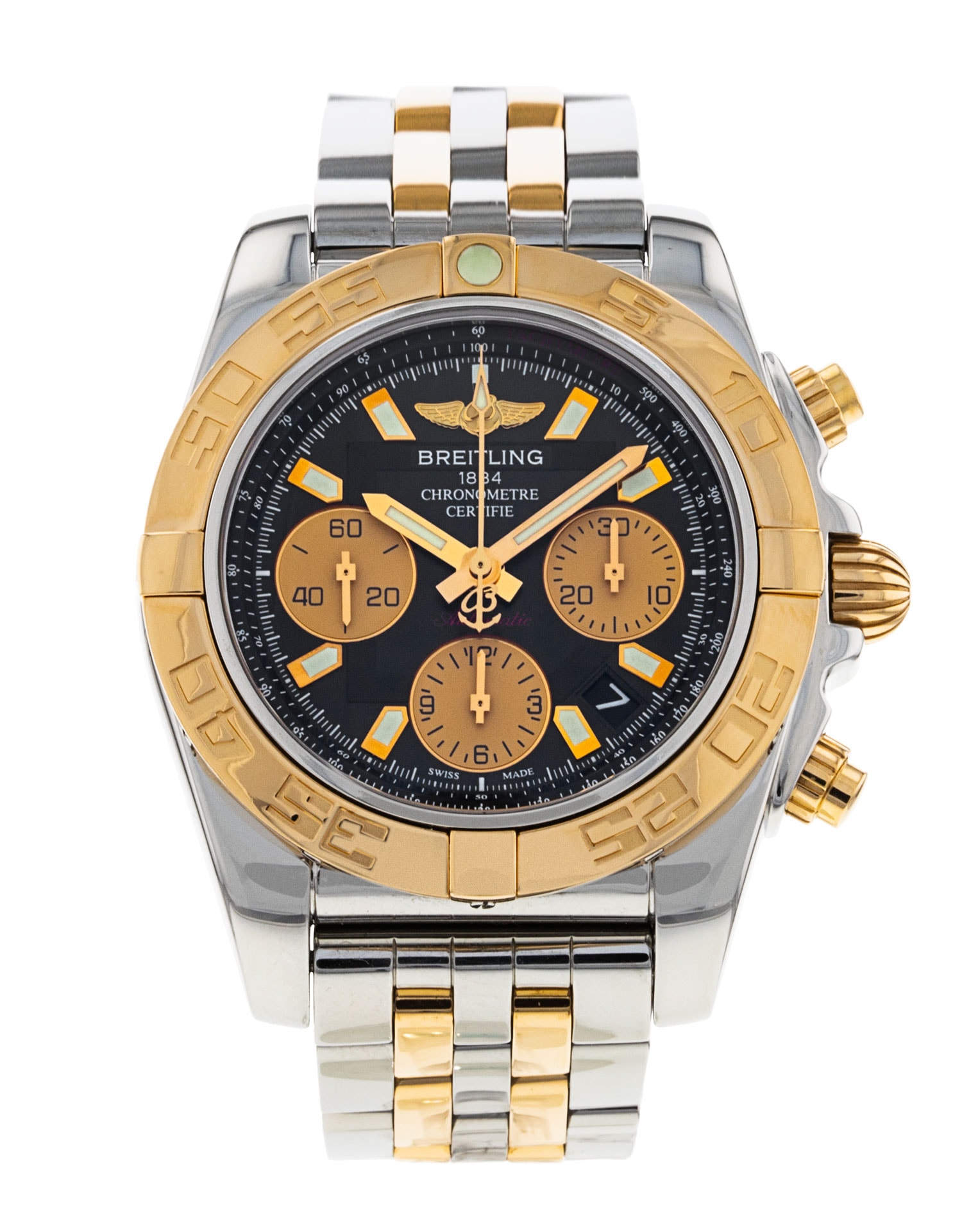 Breitling chronomat 41 two tone hotsell