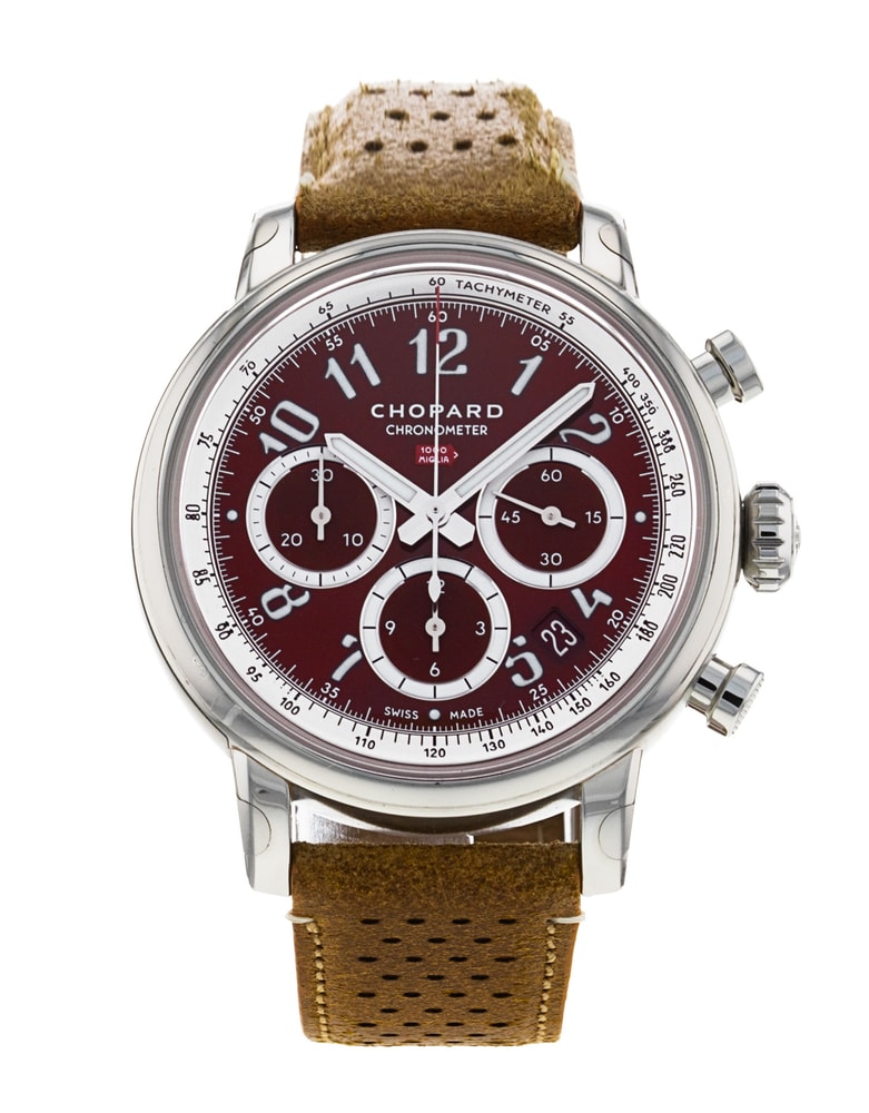 Chopard mille miglia leather strap clearance