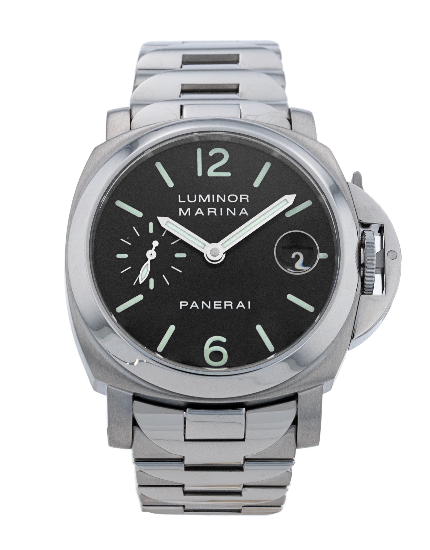 Panerai Luminor Marina Black Baton Dial Bracelet Strap