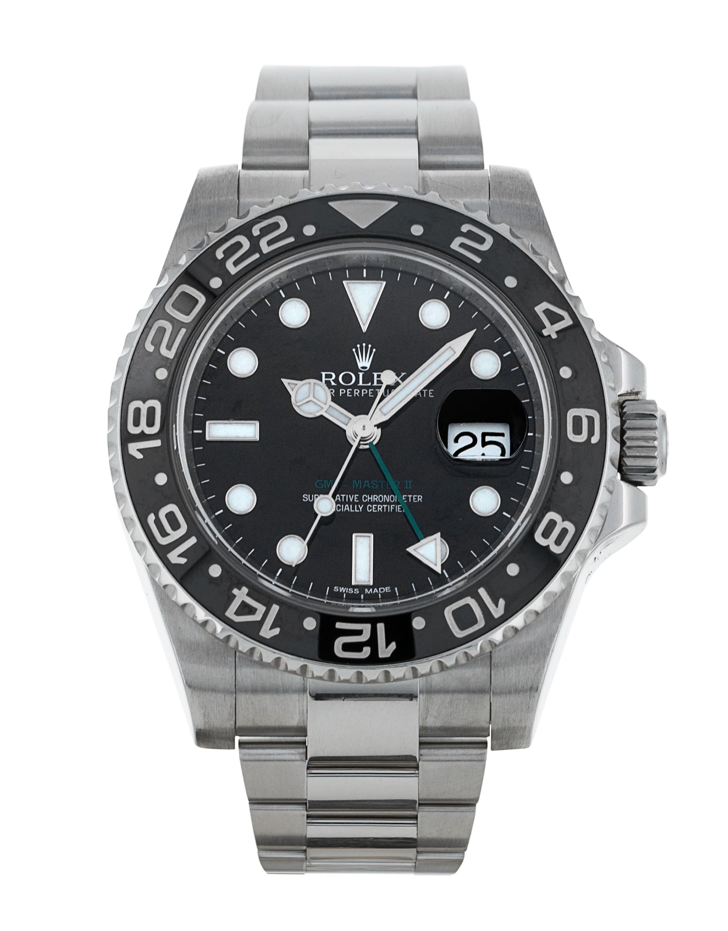 Rolex GMT Master II 116710 LN Black Dial Bracelet Strap