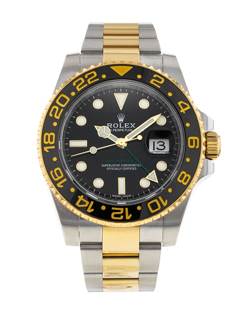 Rolex GMT Master II 116713 LN Black Dial Bracelet Strap