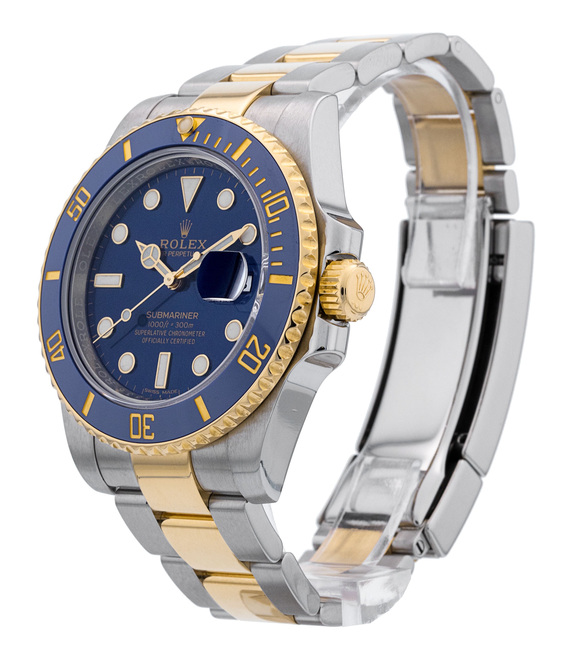 Rolex Submariner 116613 LB Blue Dial Bracelet Strap