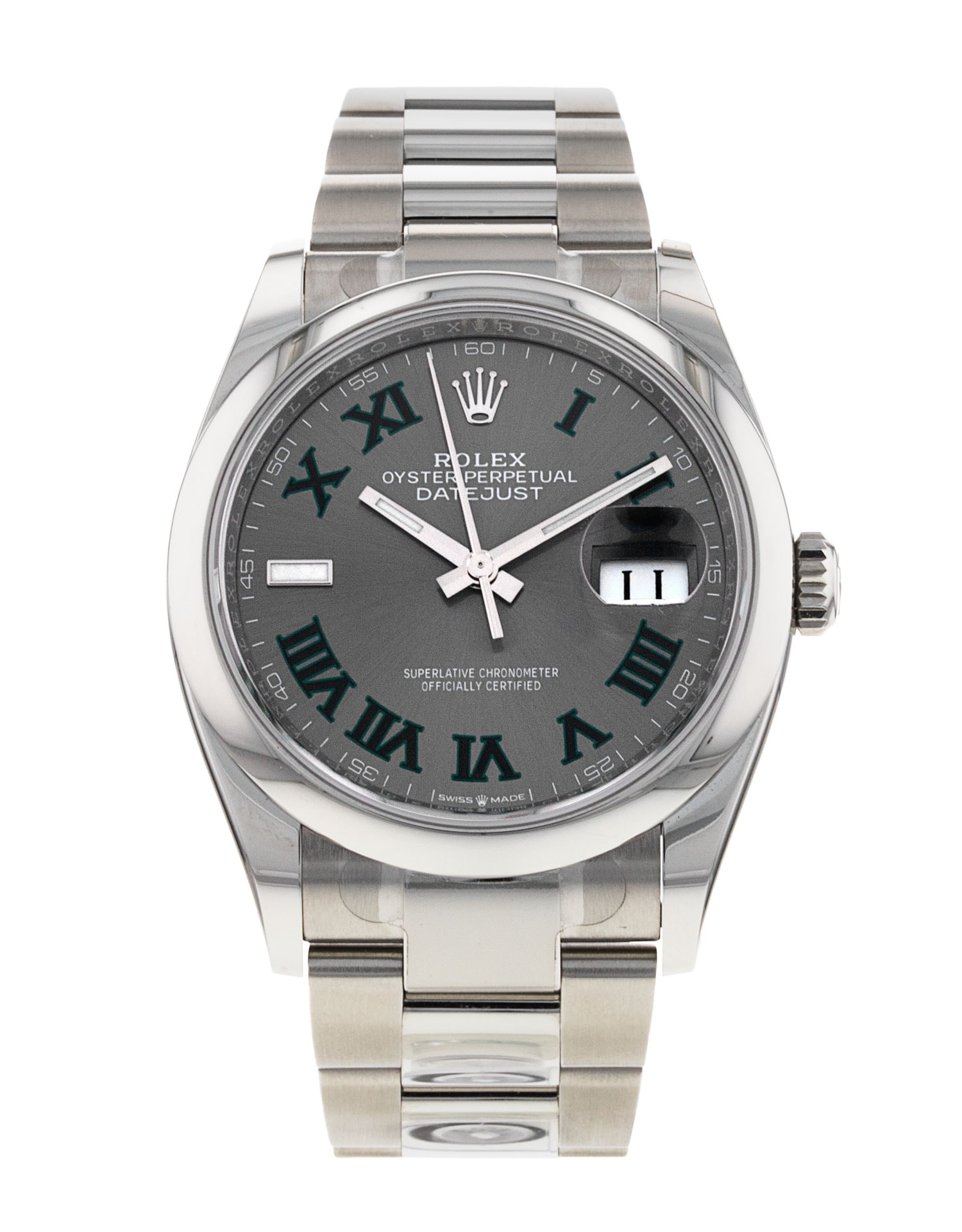 Roman numeral rolex sale