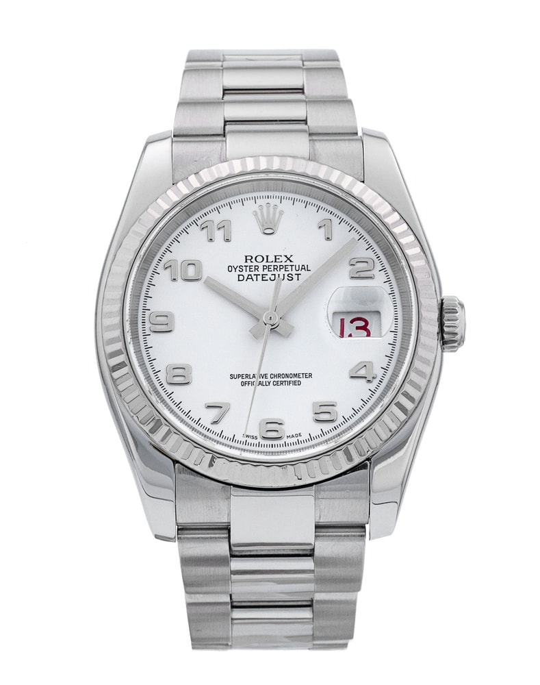 116234 White Dial Rolex Roulette Datejust Rolex Datejust 36