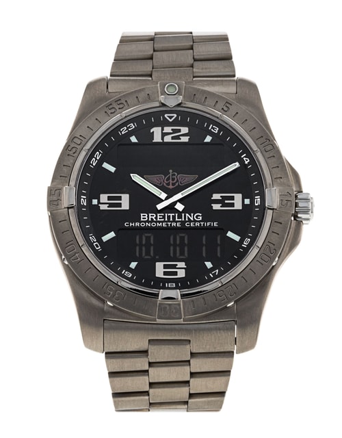 Breitling Aerospace Black Quarter Arabic Dial