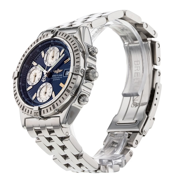Breitling Chronomat - Blue Baton Dial & Bracelet Strap 
