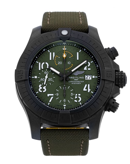 Breitling Avenger Chronograph 45 Night Mission Green Arabic Dial