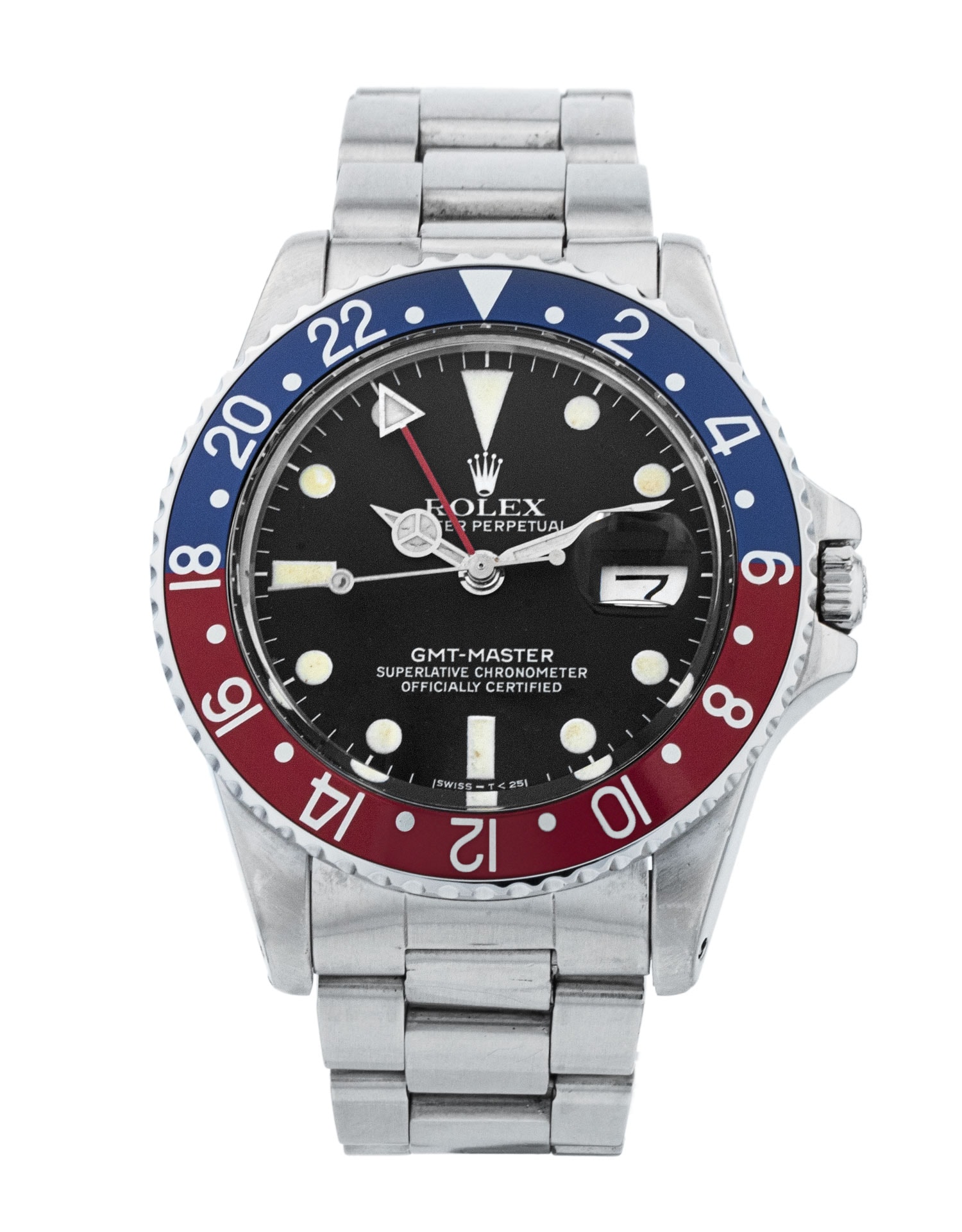 Rolex GMT Master 16750 Black Dial Bracelet Strap