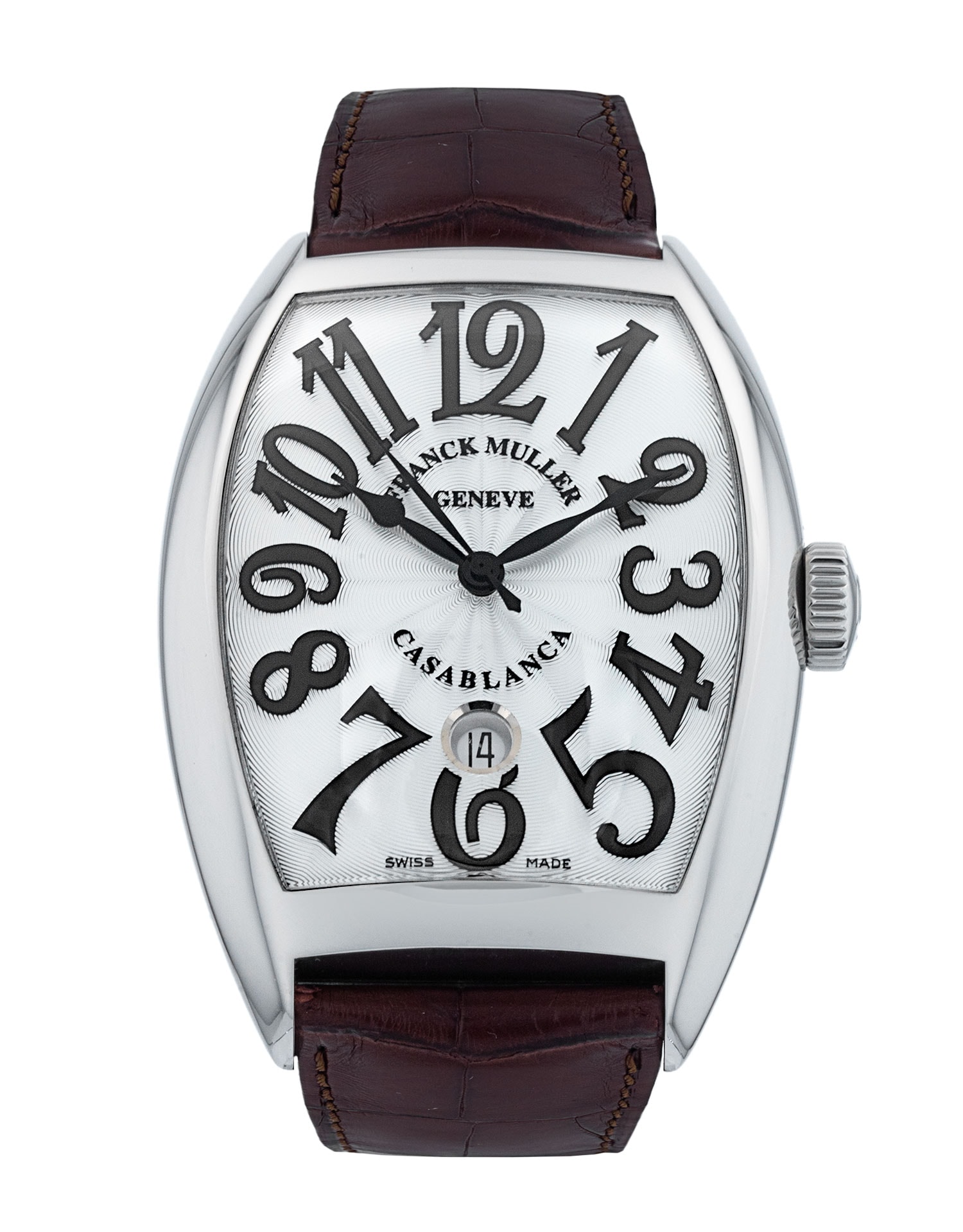Franck Muller Casablanca Silver Arabic Dial