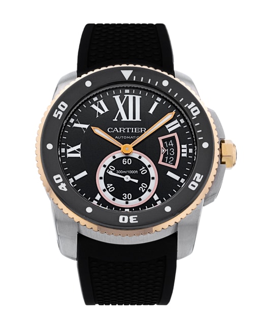 Pre-Owned Cartier Calibre De Cartier Diver W7100055 Watch Pre-Owned Cartier Calibre De Cartier Diver W7100055 Watch