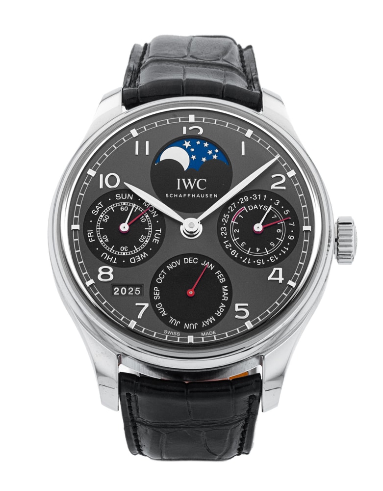 IWC Portugieser Perpetual Calendar Slate Arabic Dial