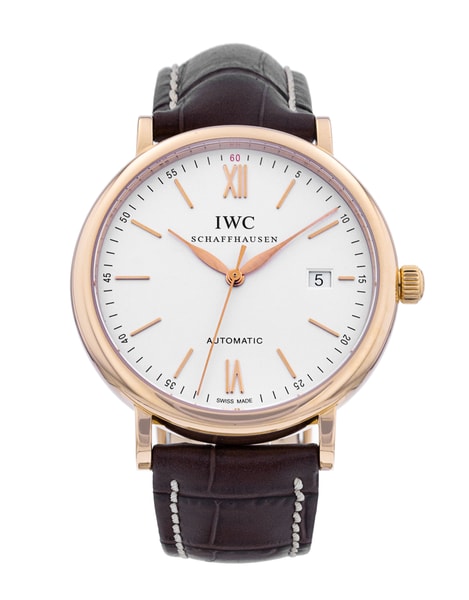 IWC Portofino Automatic Silber Baton Zifferblatt