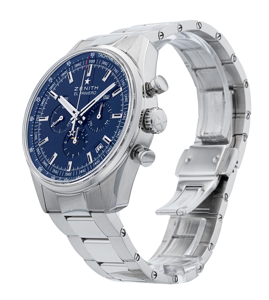 Zenith El Primero Blue Baton Dial Bracelet Strap - Main Image