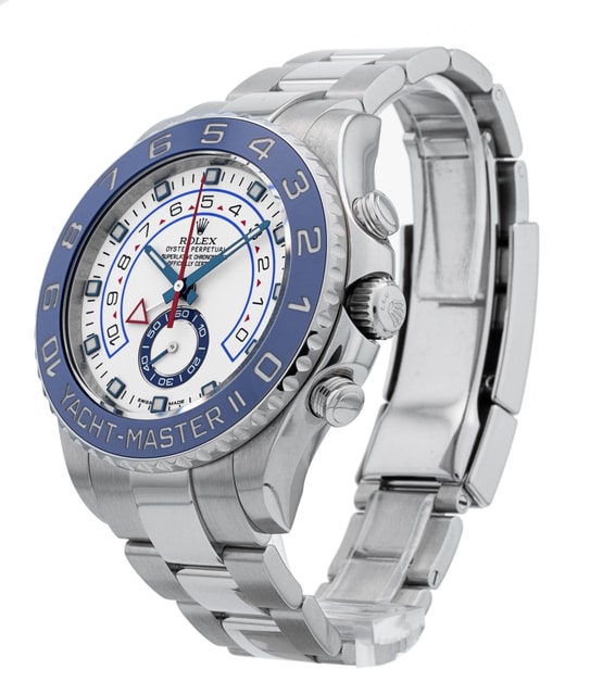 Rolex Yacht-Master II 116680 White Dial Bracelet Strap