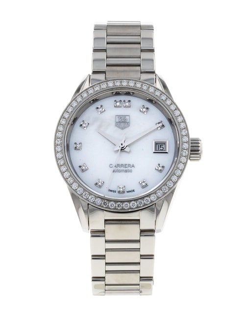 Pre-Owned Tag Heuer Carrera Ladies WAR2415.BA0776 Watch Pre-Owned Tag Heuer Carrera Ladies WAR2415.BA0776 Watch