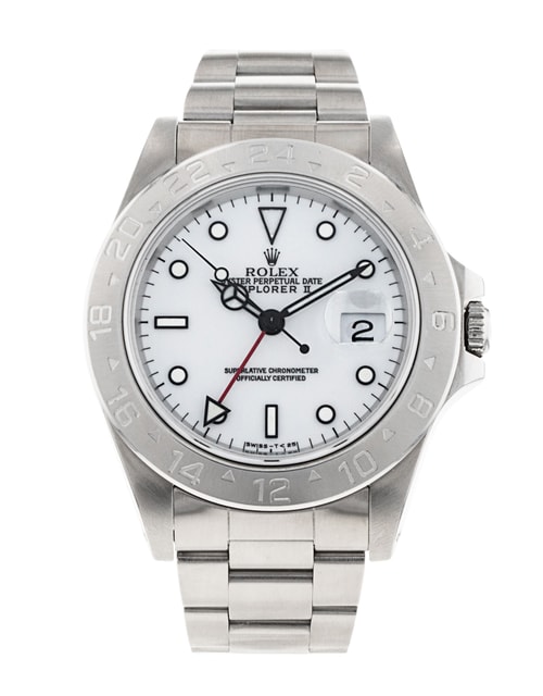 Rolex Explorer II 16570 White Dial Bracelet Strap
