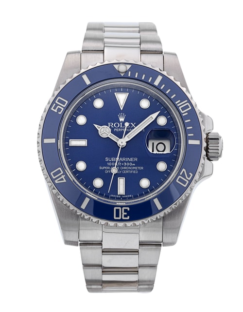Pre-Owned Rolex Submariner Smurf Watch Pre-Owned Rolex Submariner Smurf Watch