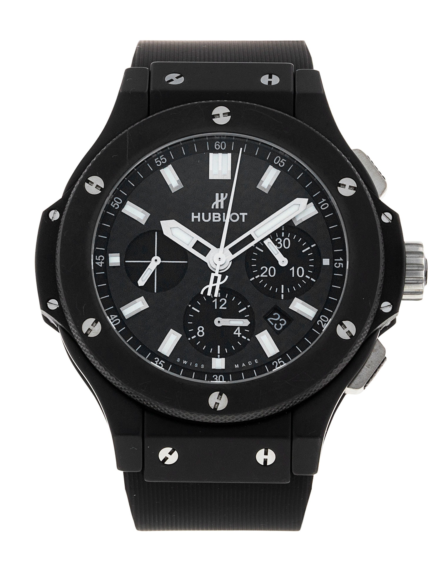 Hublot Big Bang - Black Carbon Dial & Rubber Strap