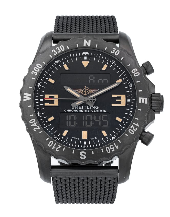 Breitling Chronospace - Black Quarter Arabic Dial