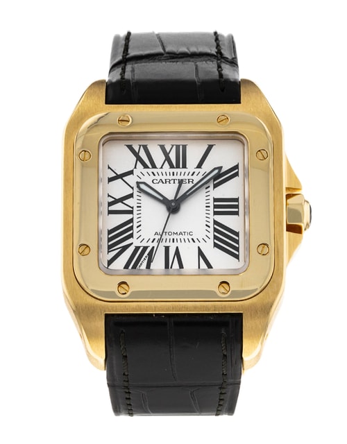 Pre-Owned Cartier Santos 100 W20112Y1 Watch Pre-Owned Cartier Santos 100 W20112Y1 Watch