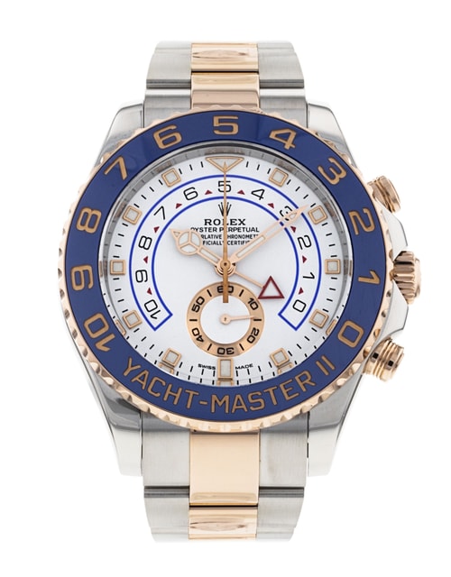 Rolex Yacht-Master II 116681 White Dial Bracelet Strap