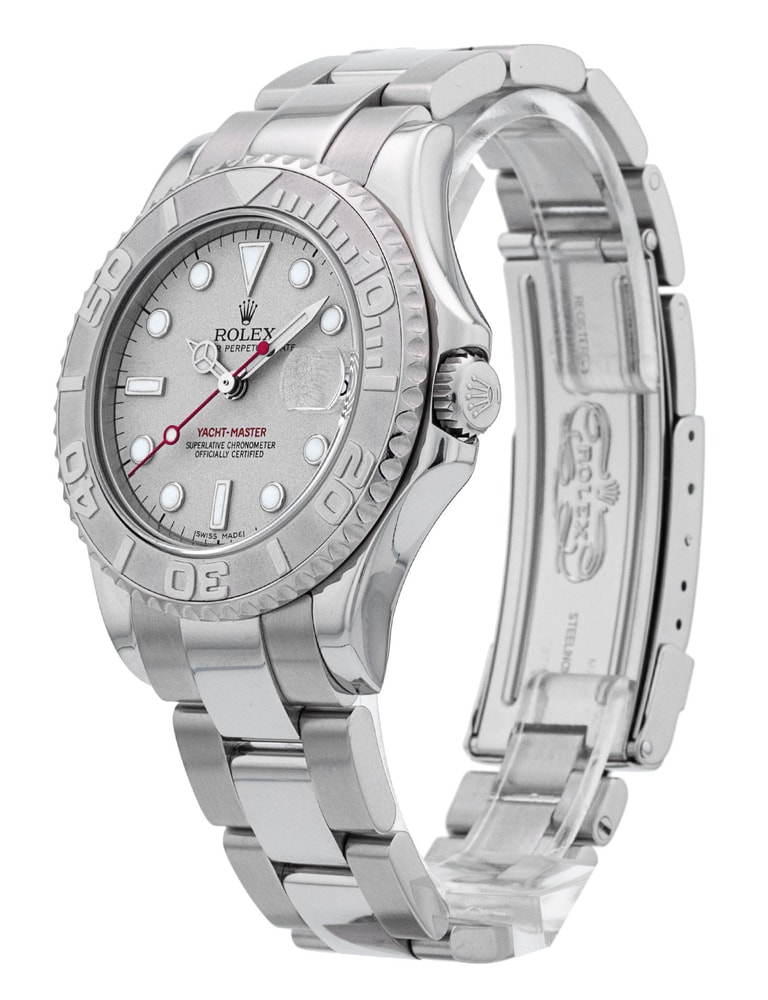 ♡ _k_s ♡ Rolex Yacht-Master 168622 - Platinum Dial & Bracelet Strap