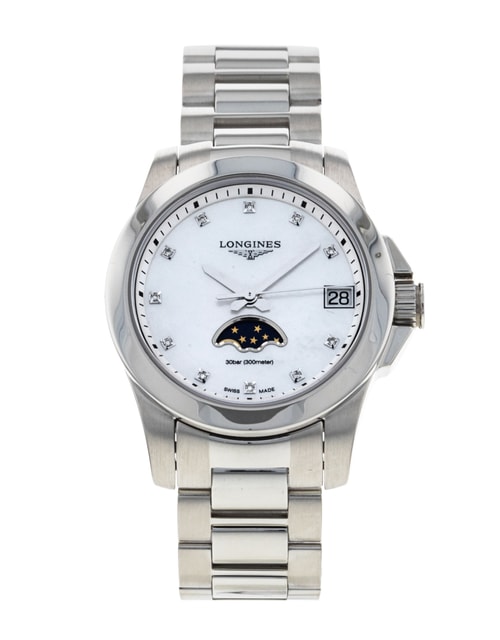 Pre-Owned Longines Conquest L3.380.4.87.6 Watch Pre-Owned Longines Conquest L3.380.4.87.6 Watch