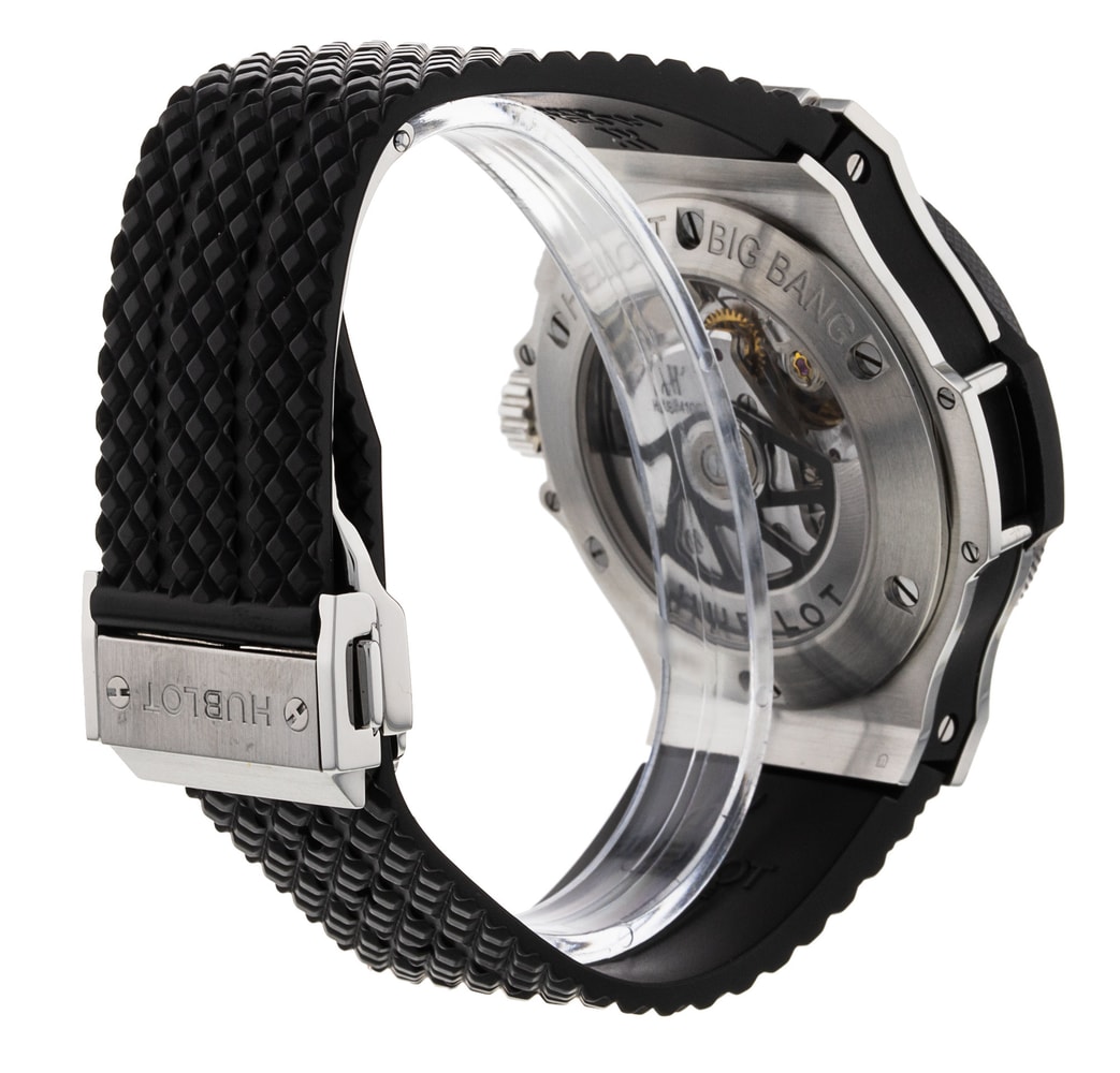 Hublot Big Bang Black Arabic Dial Rubber Strap