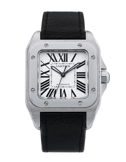 Pre-Owned Cartier Santos 100 W20106X8 Watch Pre-Owned Cartier Santos 100 W20106X8 Watch