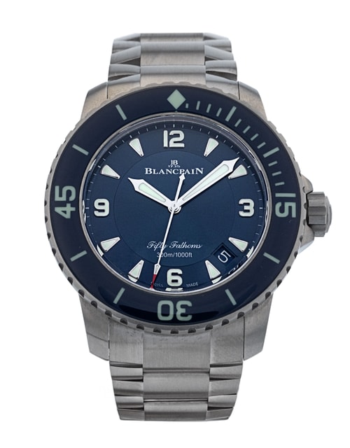 Pre-Owned Blancpain Fifty Fathoms 5015-12B40-98B Watch Pre-Owned Blancpain Fifty Fathoms 5015-12B40-98B Watch