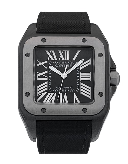 Pre-Owned Cartier Santos 100 W2020010 Watch Pre-Owned Cartier Santos 100 W2020010 Watch