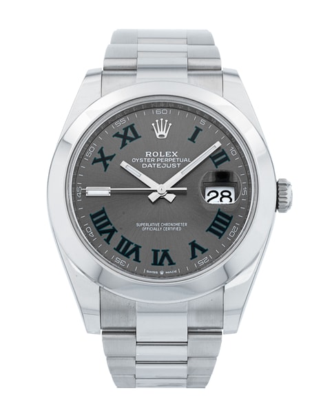 Rolex Datejust 41 Slate Roman Numeral Dial