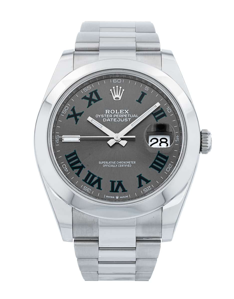 Rolex Datejust 41 Slate Roman Numeral Dial