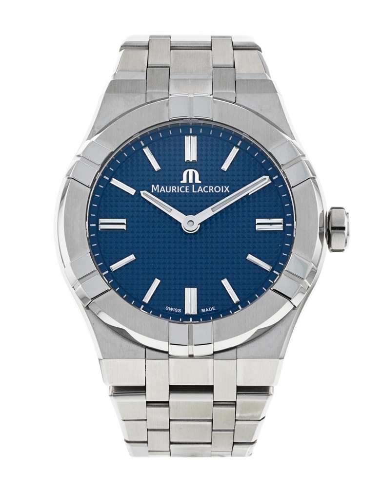Maurice Lacroix Aikon Blue Baton Dial Bracelet Strap