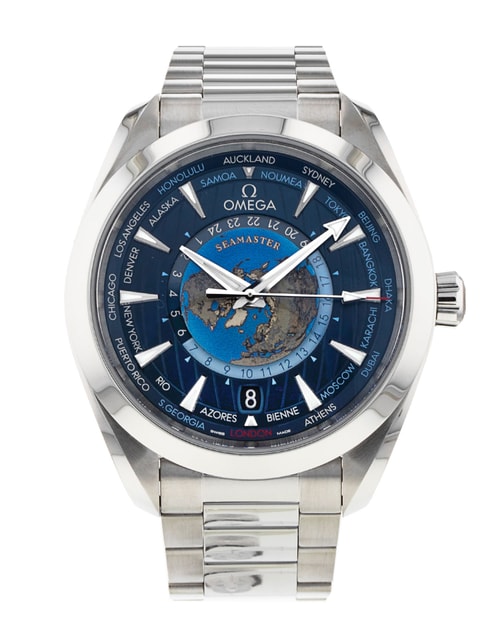 Pre-Owned Omega Aqua Terra 150m GMT 220.10.43.22.03.001 Watch Pre-Owned Omega Aqua Terra 150m GMT 220.10.43.22.03.001 Watch