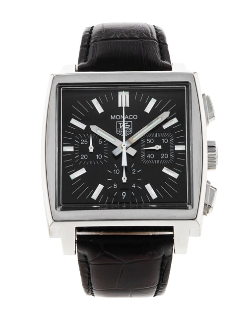 Pre-Owned Tag Heuer Monaco CW2111.FC6177 Watch Pre-Owned Tag Heuer Monaco CW2111.FC6177 Watch