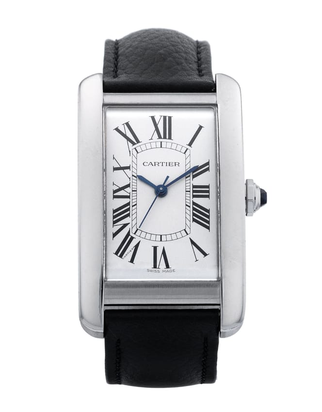 Cartier Tank Americaine - Silver Roman Numeral Dial