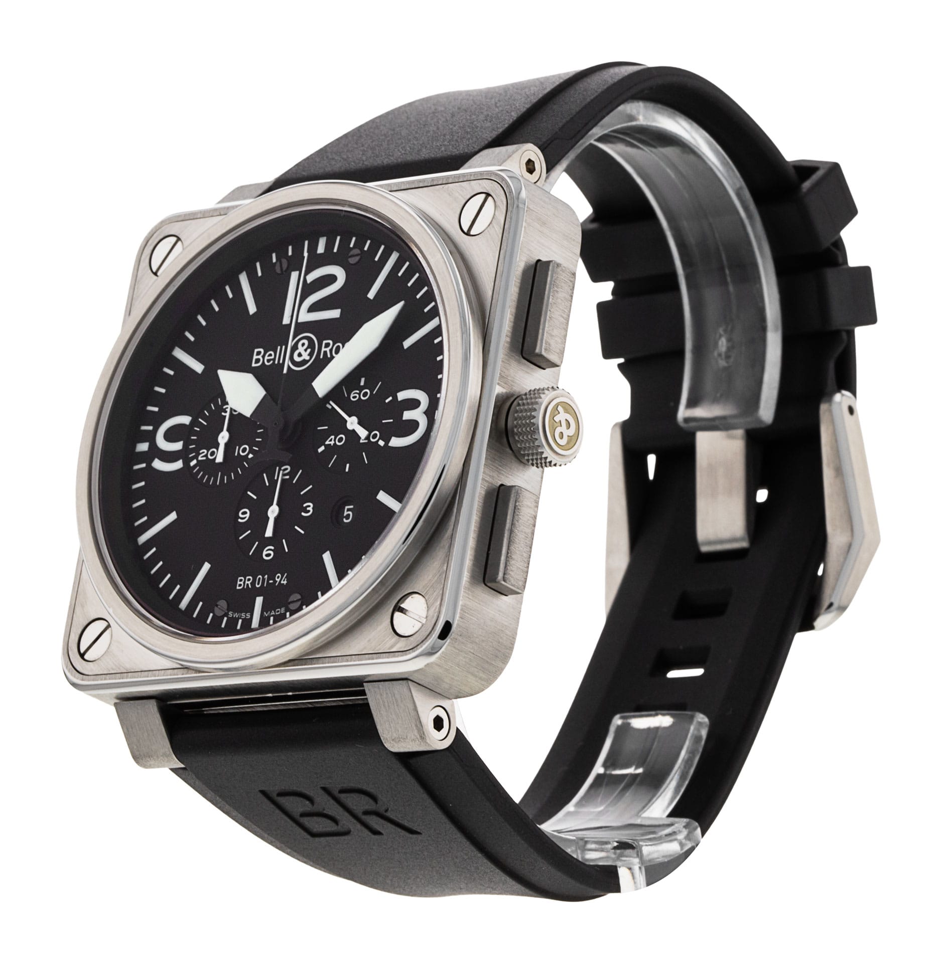 Bell and Ross BR01-94 Chronograph BR0194-BL-ST Thumbnail 2