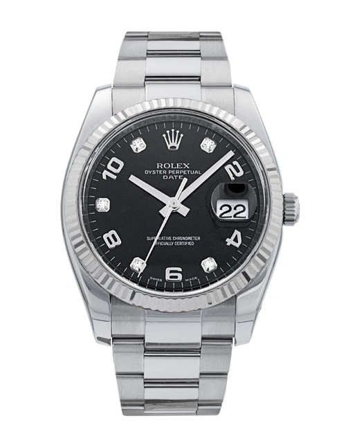 Pre-Owned Rolex Oyster Perpetual Date 115234 Watch Pre-Owned Rolex Oyster Perpetual Date 115234 Watch