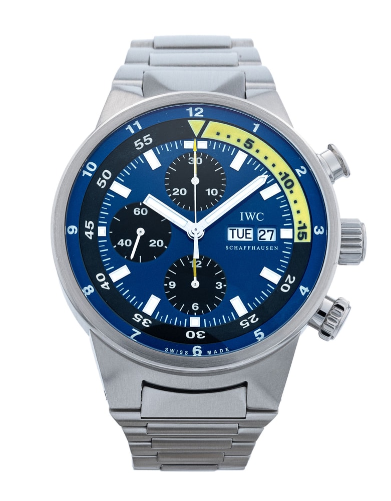 IWC Aquatimer IW378203 Blue Baton Dial Bracelet Strap