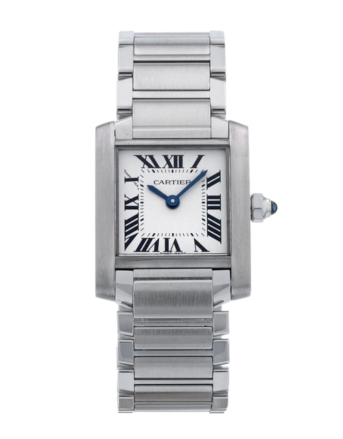 Gebrauchte Cartier Tank Francaise W51008Q3 Uhr Gebrauchte Cartier Tank Francaise W51008Q3 Uhr