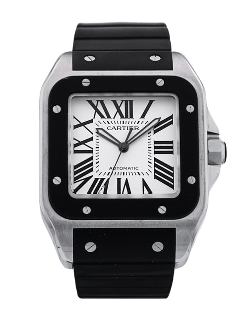 Pre-Owned Cartier Santos 100 W20121U2 Watch Pre-Owned Cartier Santos 100 W20121U2 Watch