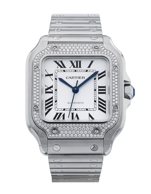 Pre-Owned Cartier Santos De Cartier W4SA0005 Watch Pre-Owned Cartier Santos De Cartier W4SA0005 Watch