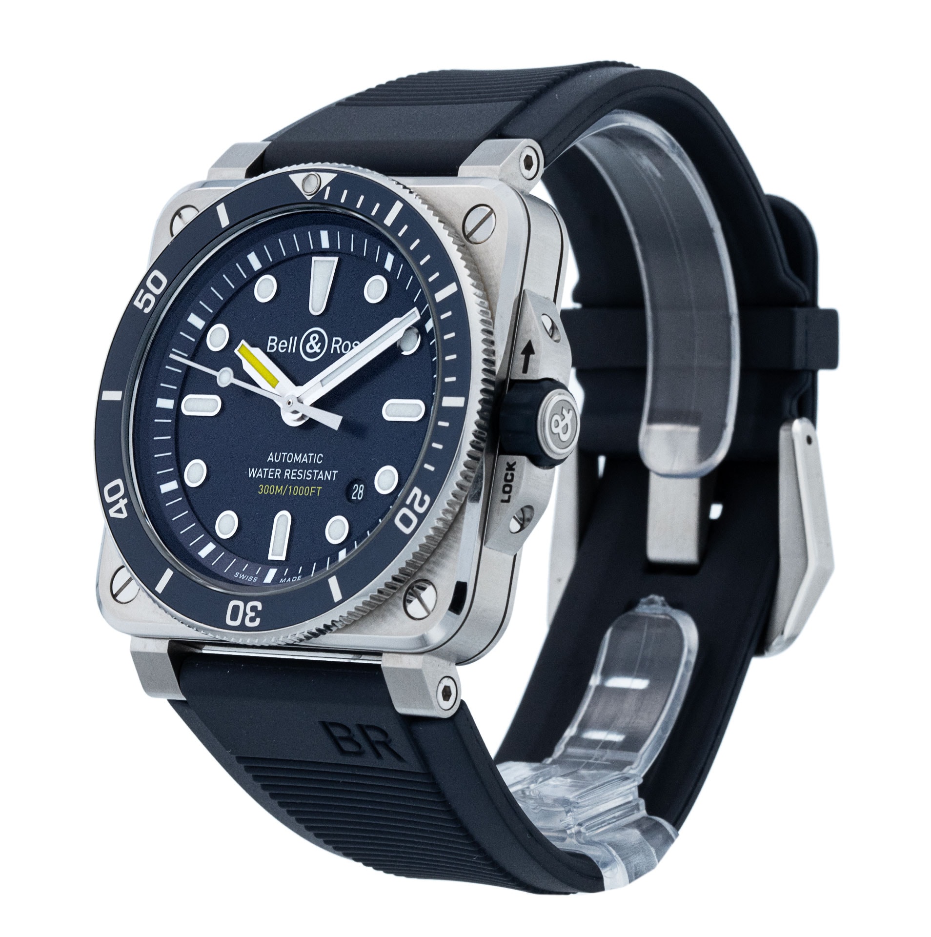 Bell and Ross BR03-92 BR0392-D-BU-ST/SRB Thumbnail 2