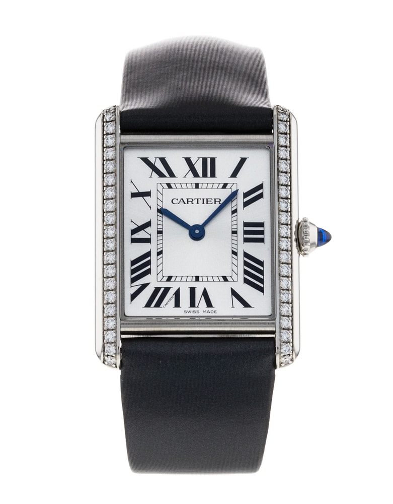 Cartier Tank Must Silver Roman Numeral Dial