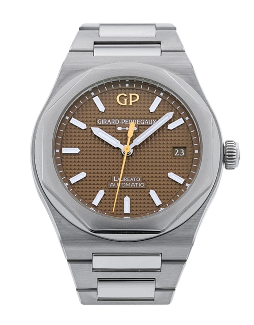 Pre-Owned Girard Perregaux Laureato 81005-11-3154-1CM Watch Pre-Owned Girard Perregaux Laureato 81005-11-3154-1CM Watch