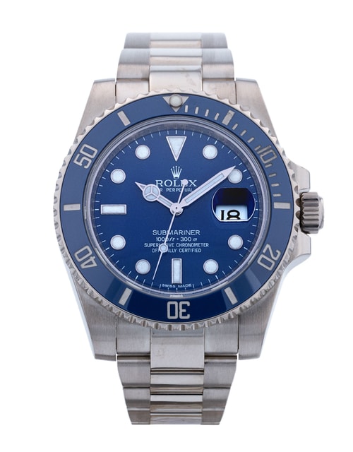 Pre-Owned Rolex Submariner Smurf Watch Pre-Owned Rolex Submariner Smurf Watch