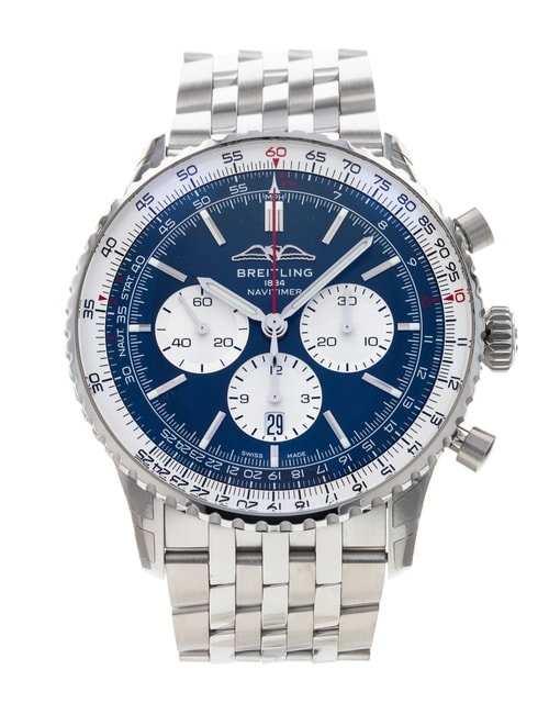 Pre-Owned Breitling Navitimer B01 Chronograph 46 AB0137 Watch Pre-Owned Breitling Navitimer B01 Chronograph 46 AB0137 Watch