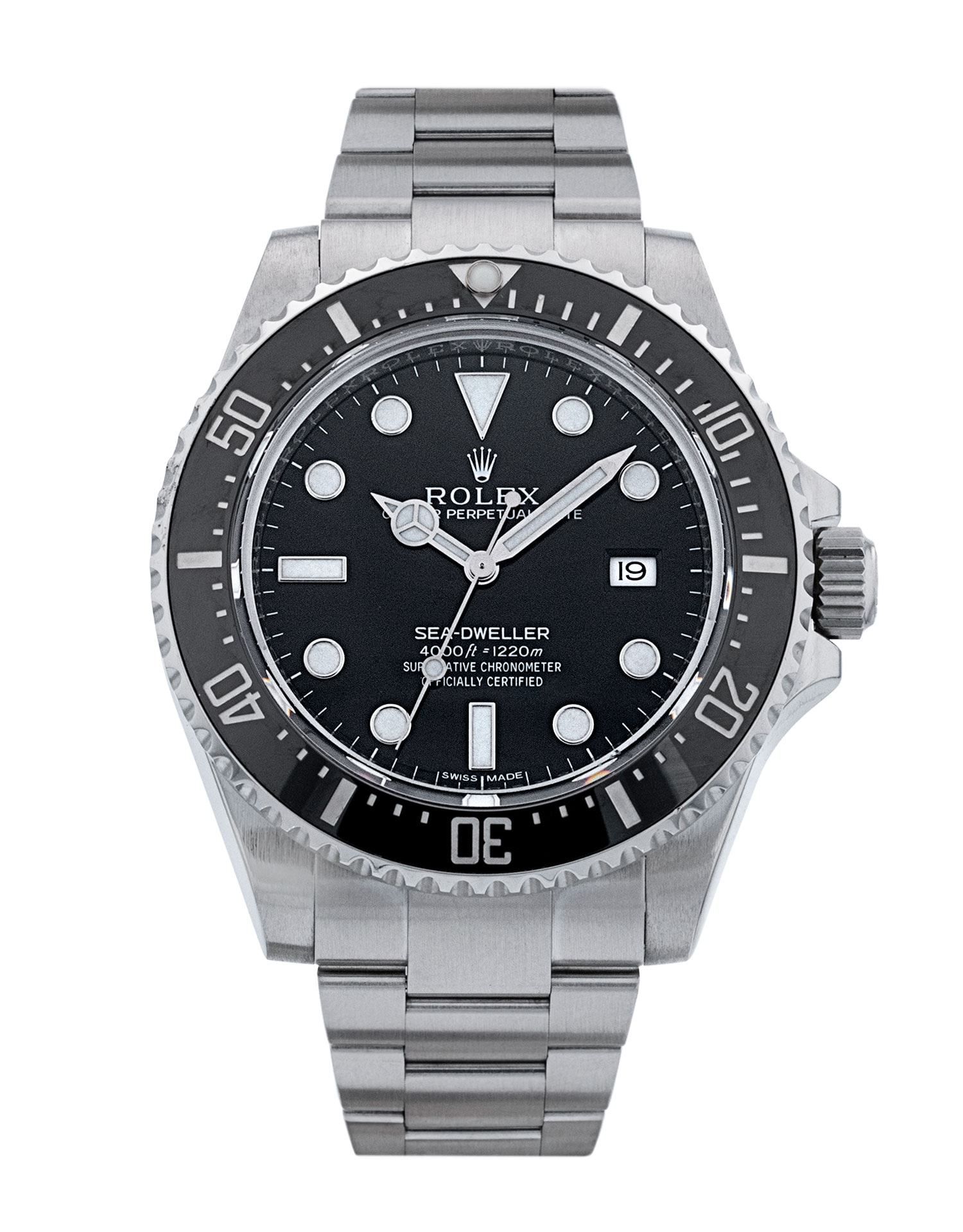 Rolex Sea-Dweller 4000 116600 Black Dial Bracelet Strap