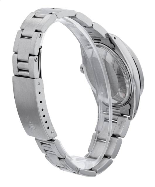 Rolex Oyster Perpetual Date Silver Baton Dial - Main Image